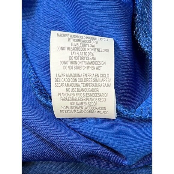 Revolve Simply Jules RelaxedFit Crewneck Sweatshirt Blue AthleticSoft Size Large - Picture 6 of 8